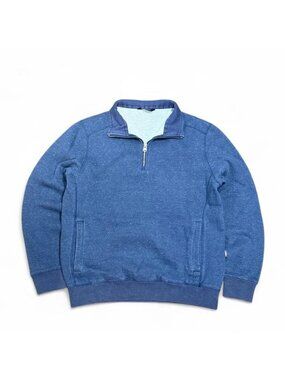 Vintage Member's Mark Sherpa Lined Quarter Zip Sweater
